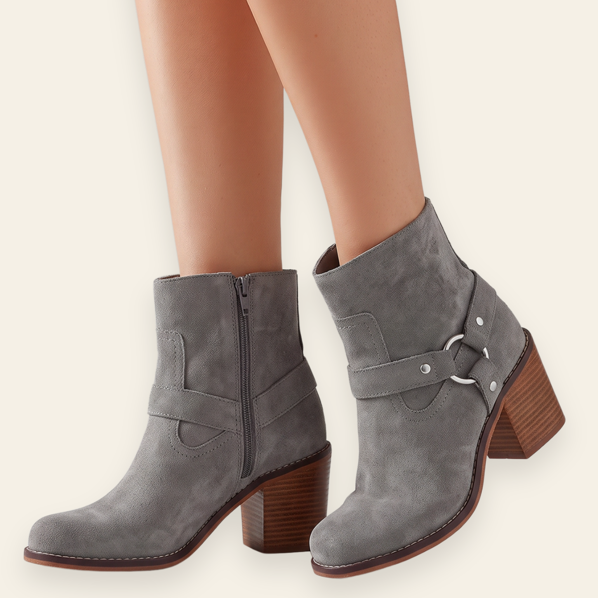 Oasis Society • CAMERON • Gray Suede Chelsea Boot