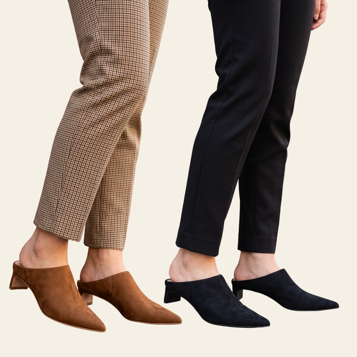 Anne Michelle • BARRIER • Pointed Toe Mule Heel