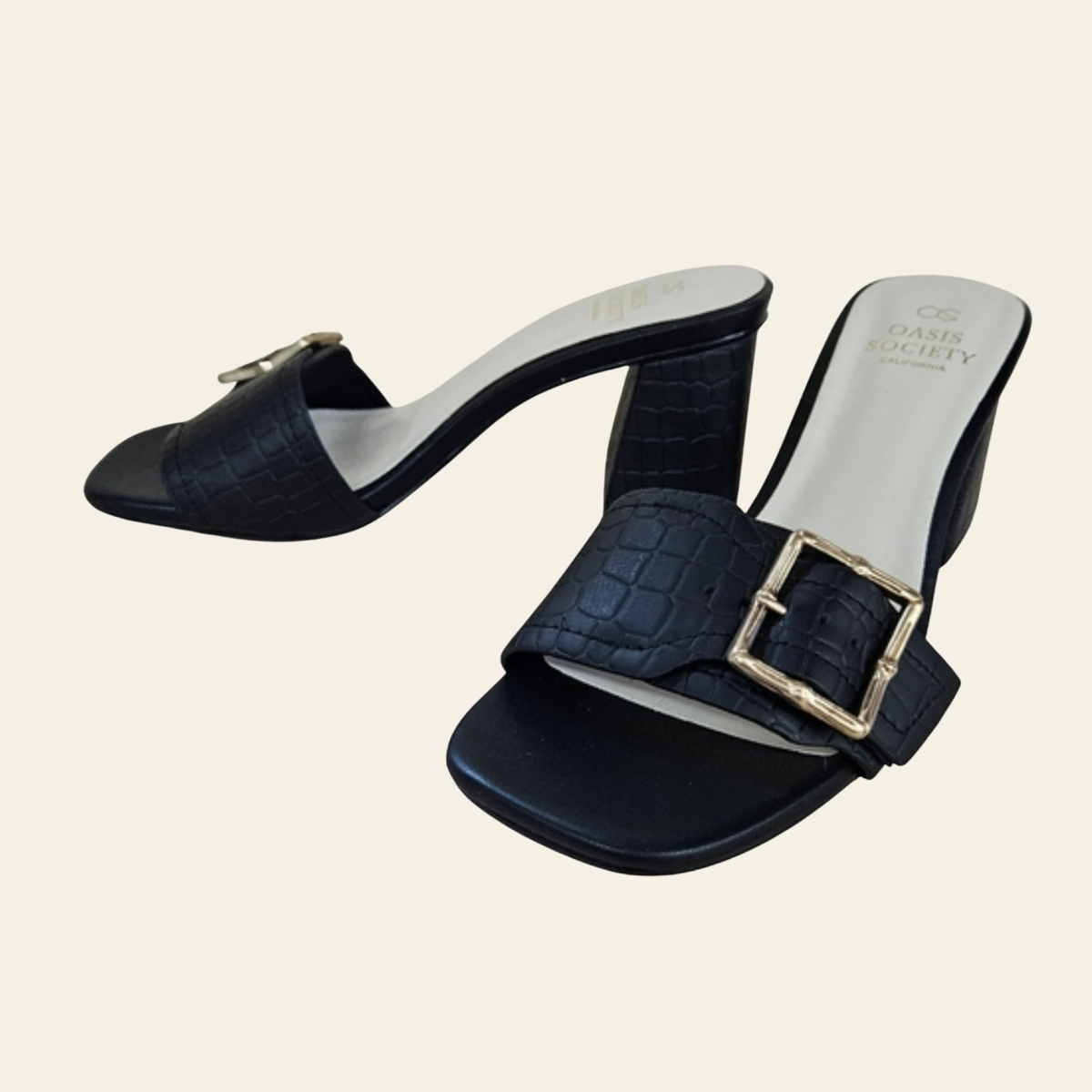 Oasis Society • GLENDALE • Bamboo Buckle Sandal