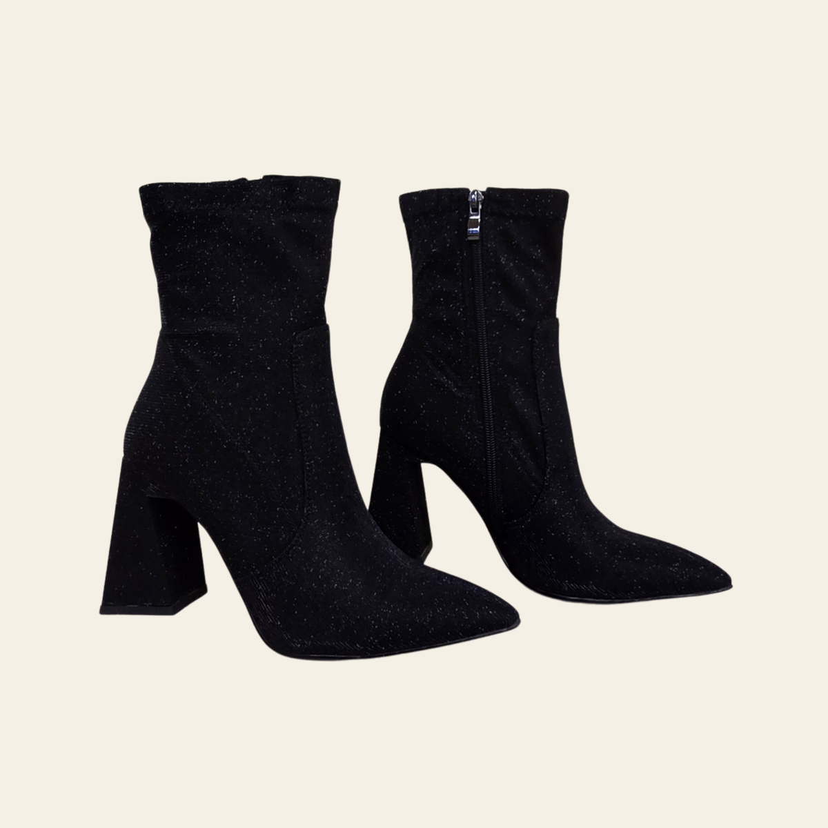 London Rag • HUSTLERS • Shimmer Ankle Boot