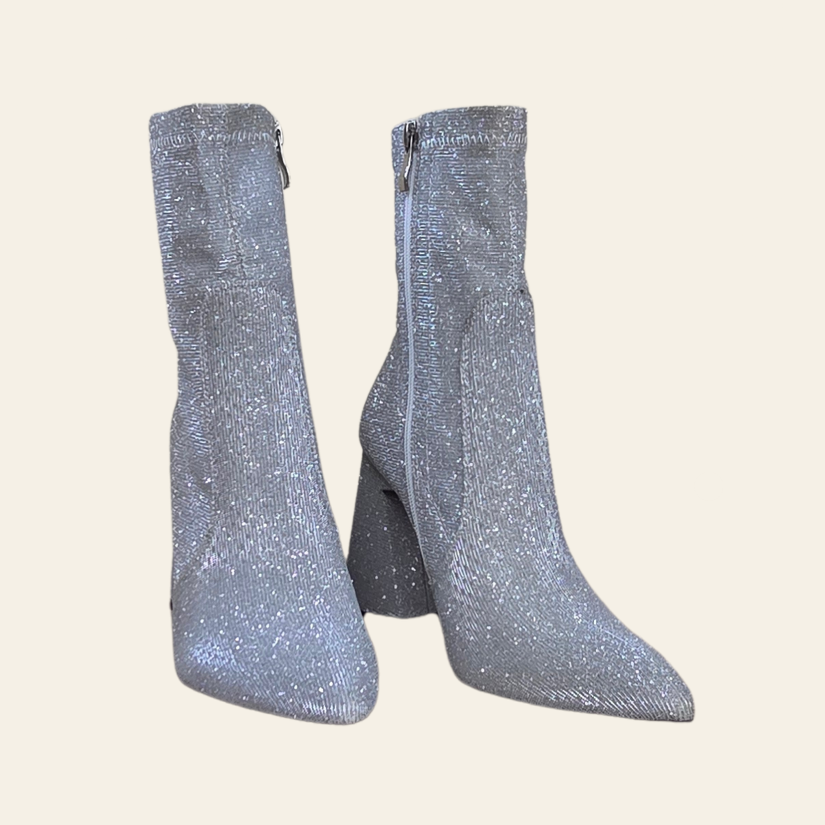 London Rag • HUSTLERS • Shimmer Ankle Boot