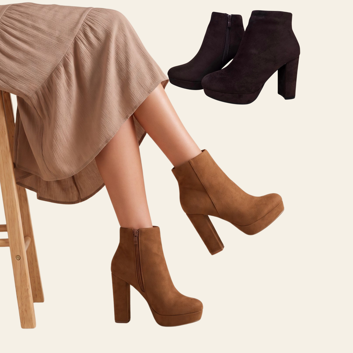 Forever • SERLIN • Platform Bootie