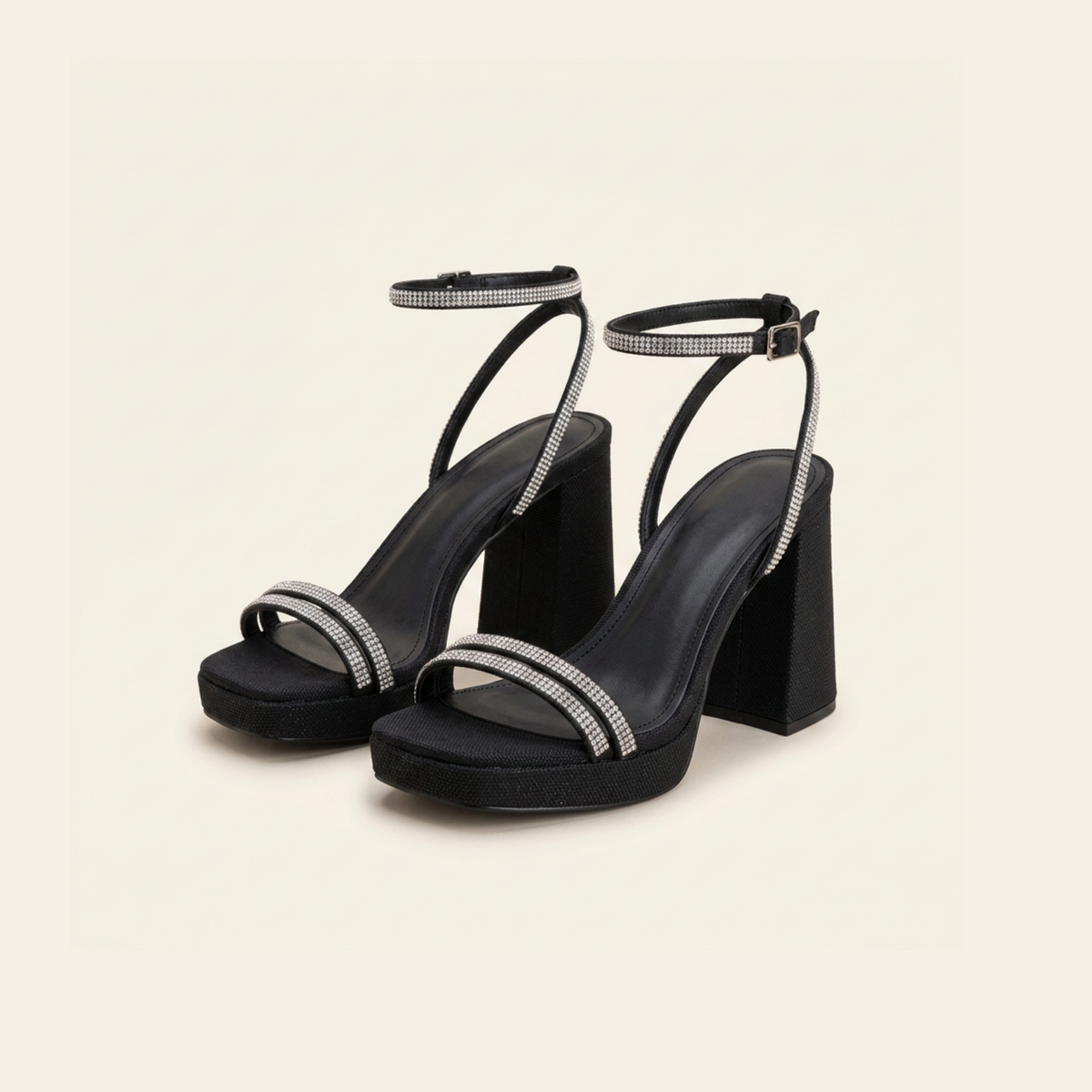 Oasis Society • SUVA • Rhinestone Straps & Reptile Print Sandal