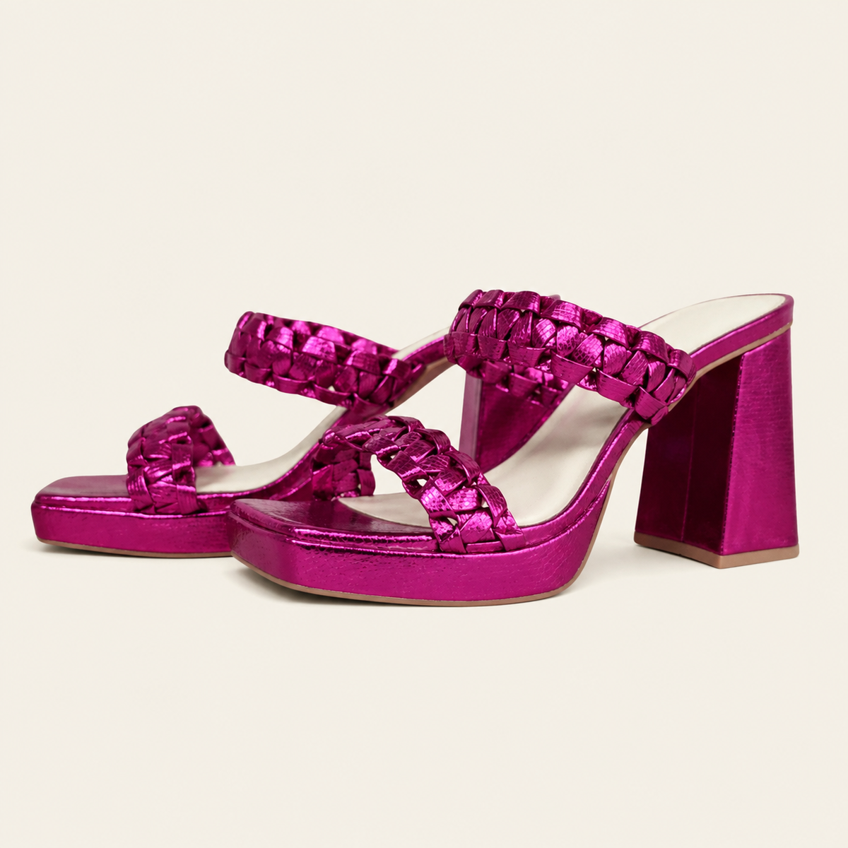 Oasis Society • ZENDA • Braided Chunky Platform Heel