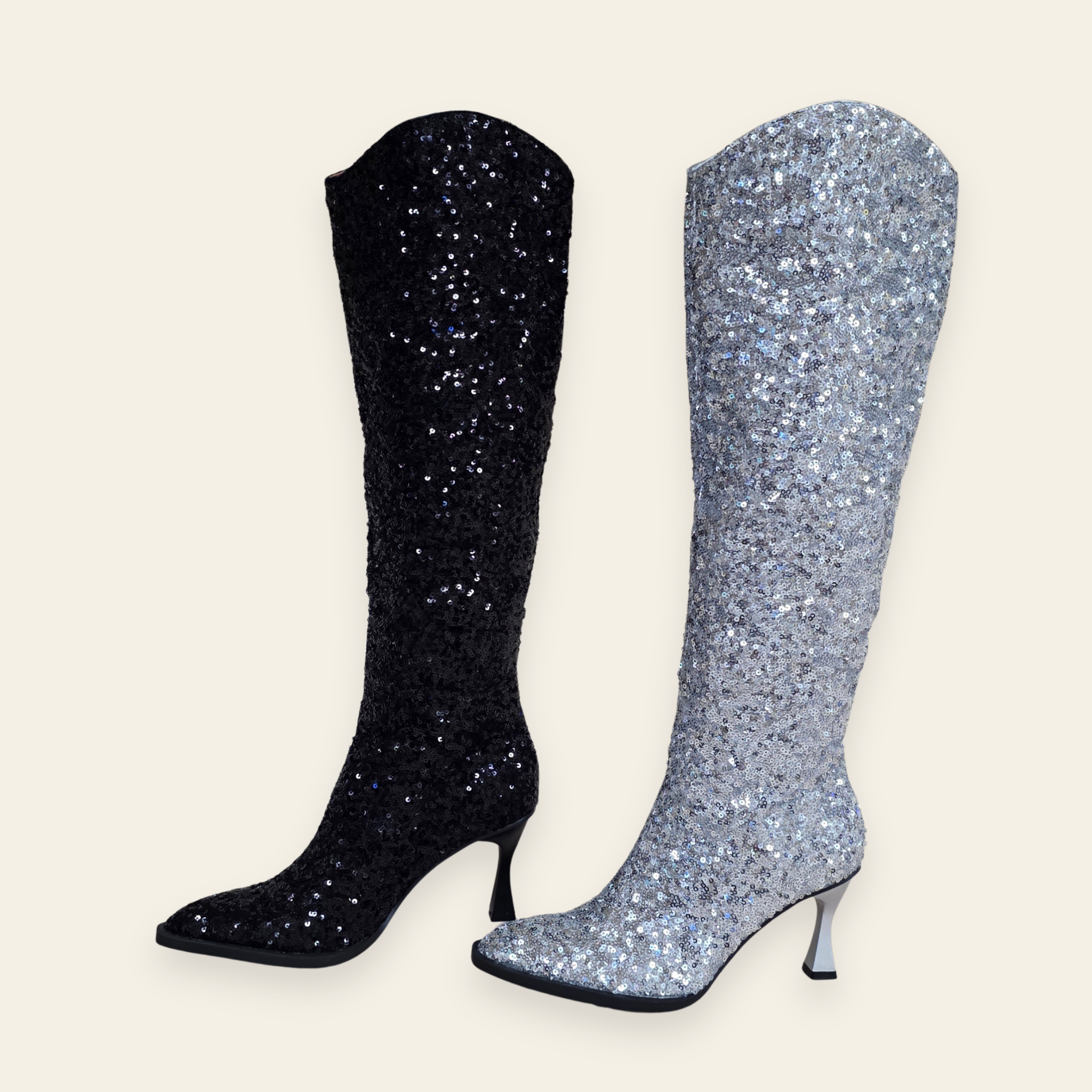 Oasis Society •JEWEL • Knee High Sequin Boot