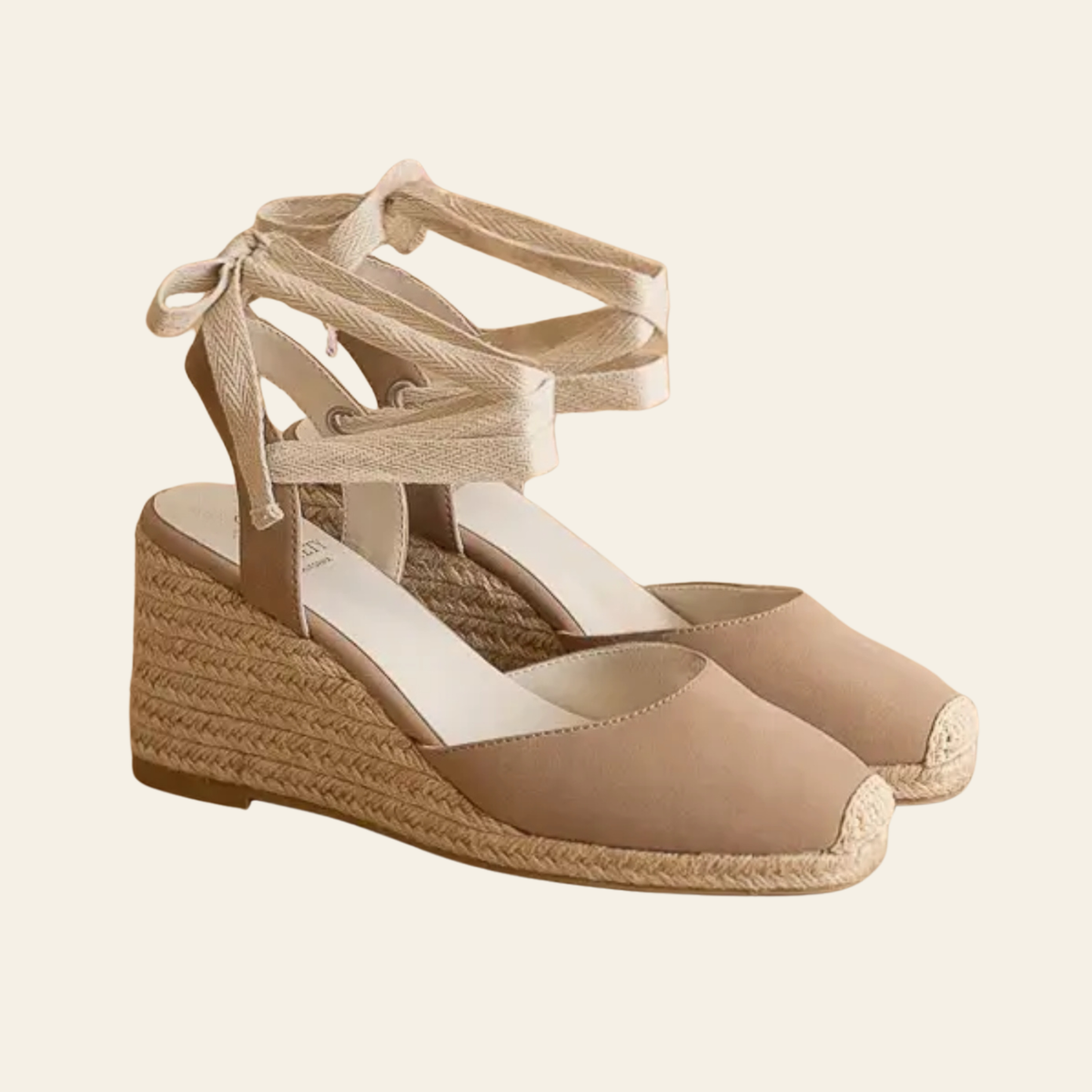 Oasis Society • ALONDRA • Lace Up Espadrille Wedge