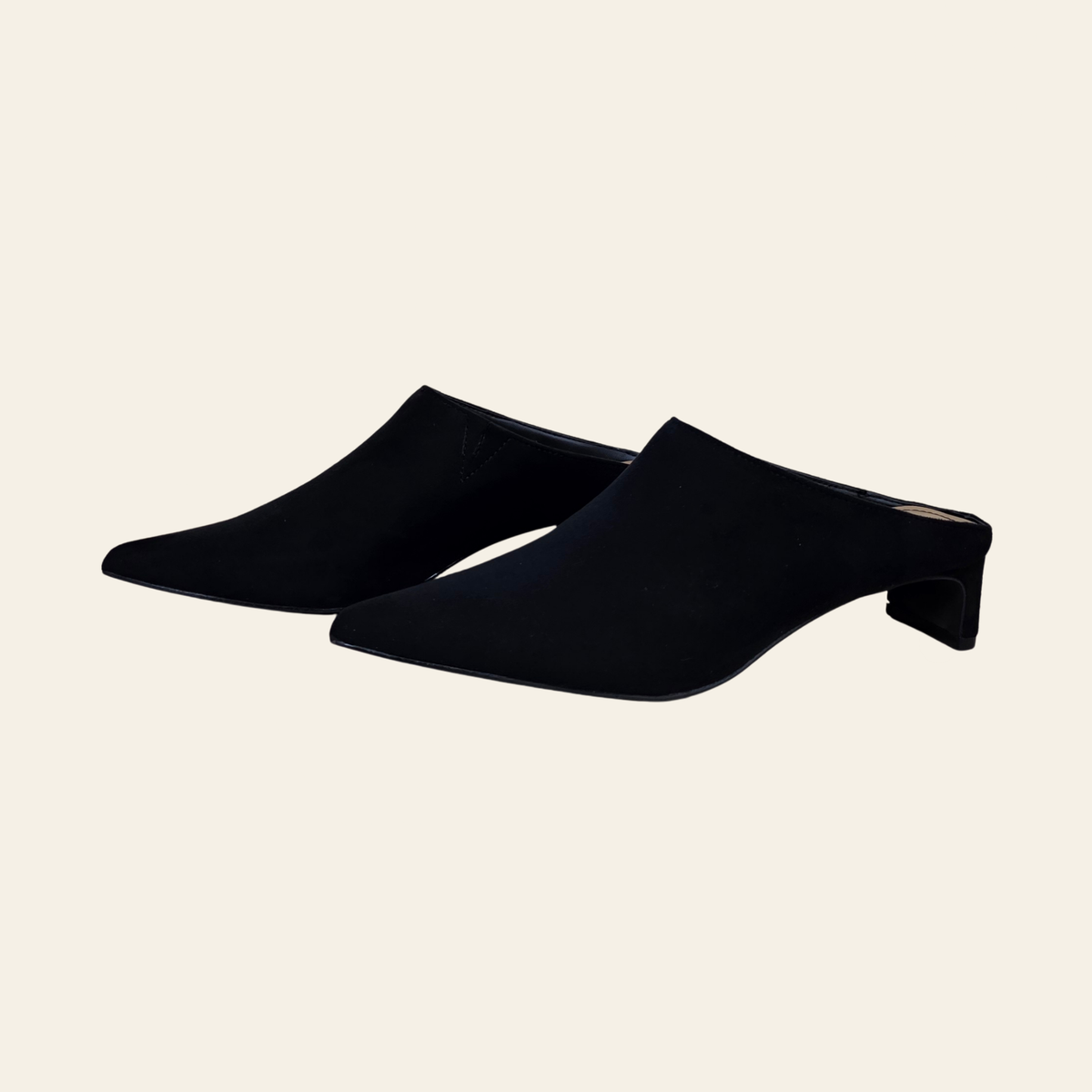 Anne Michelle • BARRIER • Pointed Toe Mule Heel