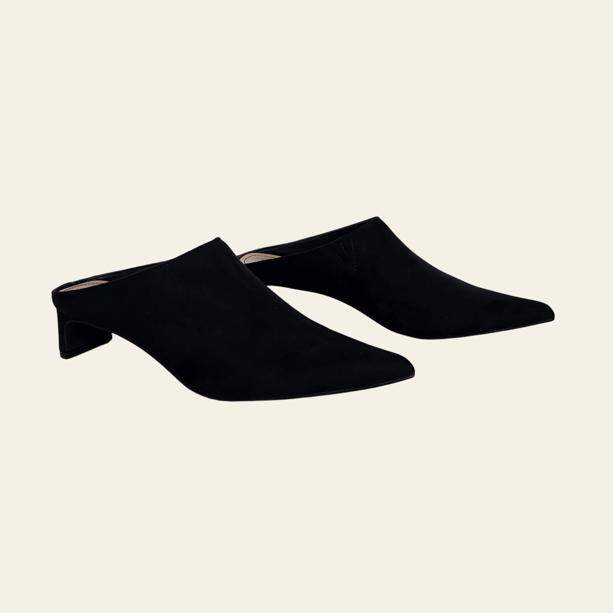 Anne Michelle • BARRIER • Pointed Toe Mule Heel