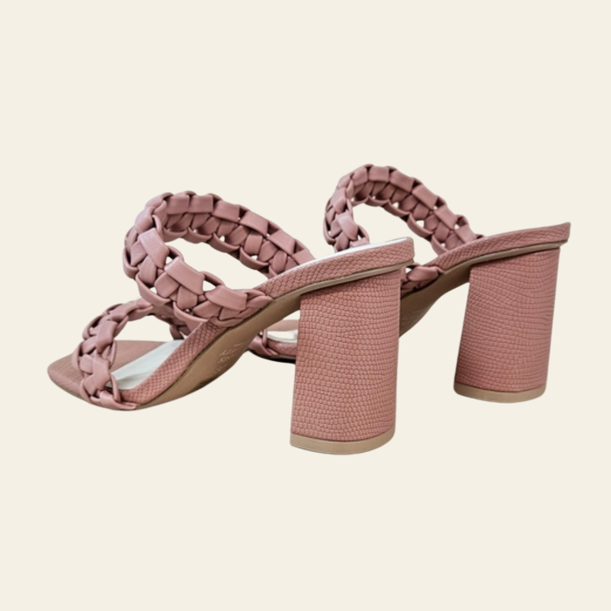 Oasis Society • HEIDI • Braided Straps Block Heel Sandal