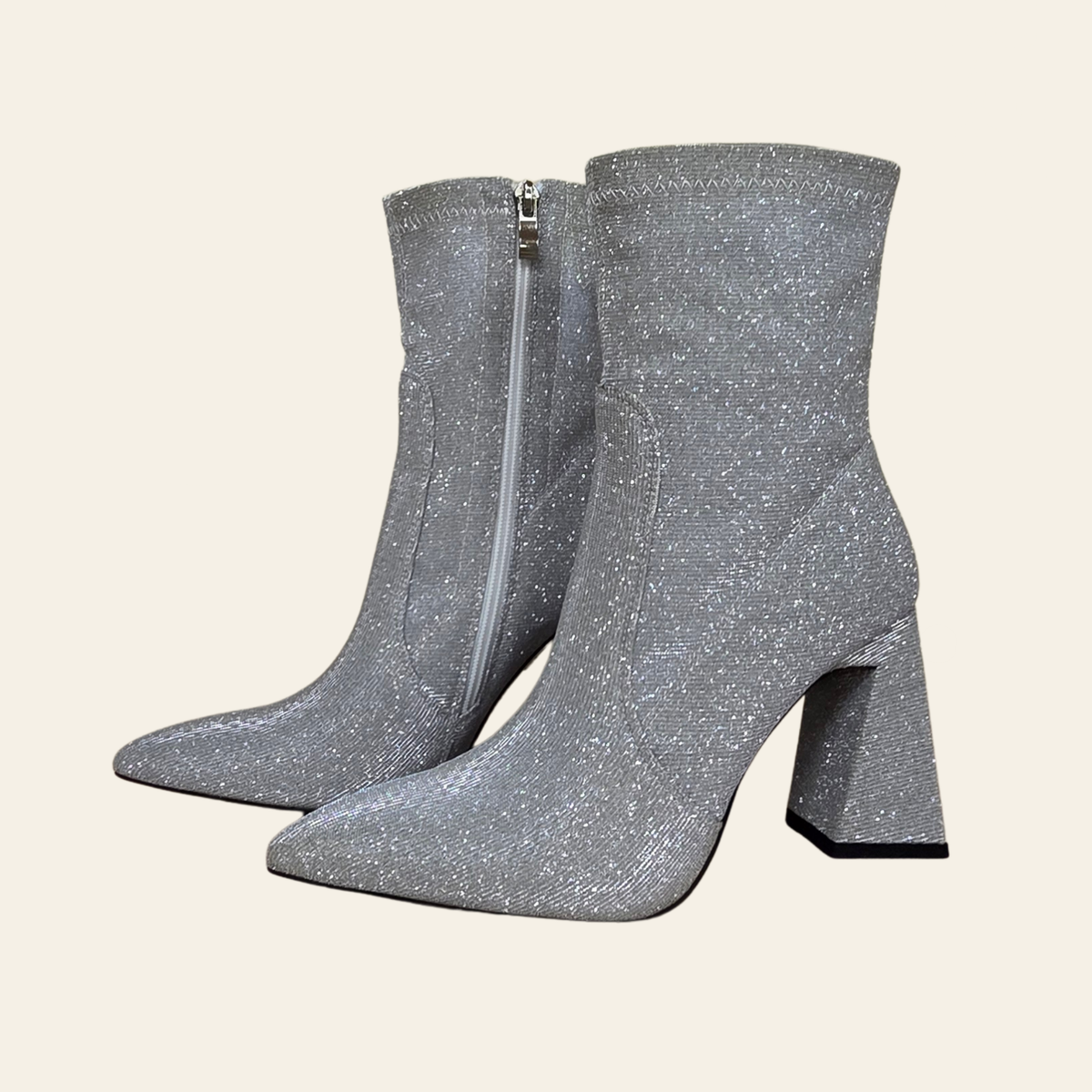London Rag • HUSTLERS • Shimmer Ankle Boot