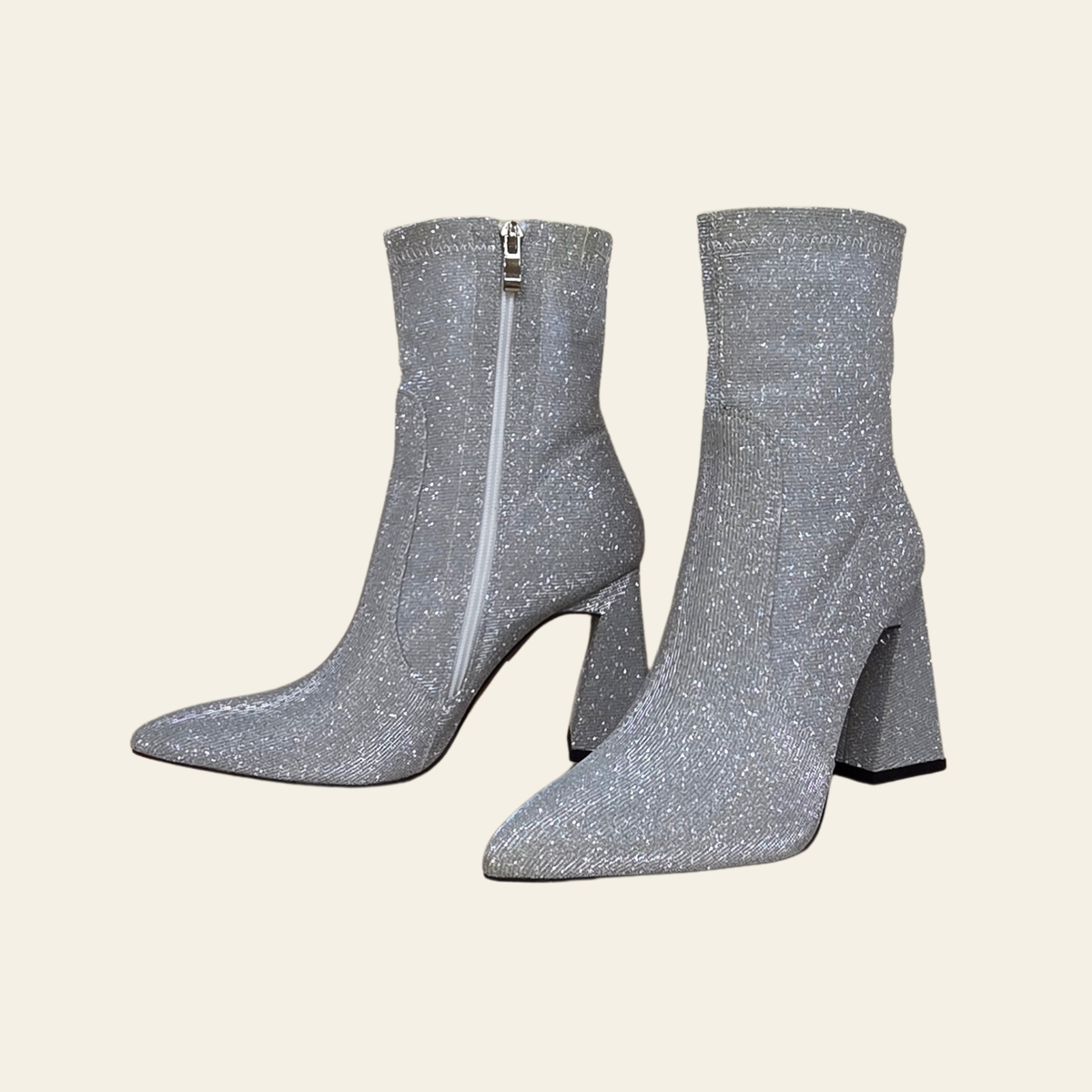 London Rag • HUSTLERS • Shimmer Ankle Boot