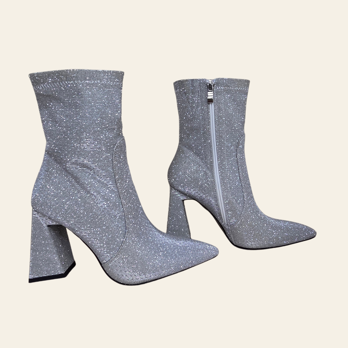 London Rag • HUSTLERS • Shimmer Ankle Boot