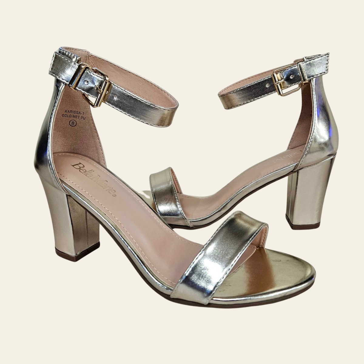 Belle Marie • KARISSA • Ankle Strap Heel Sandal
