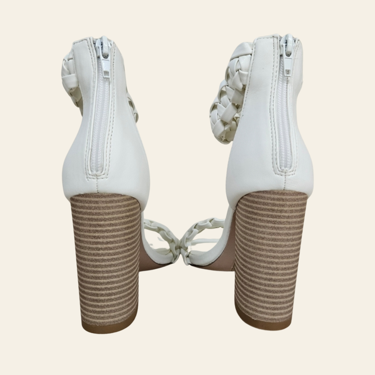Oasis Society • MELODY • Braided Two Band Block Heel Sandal