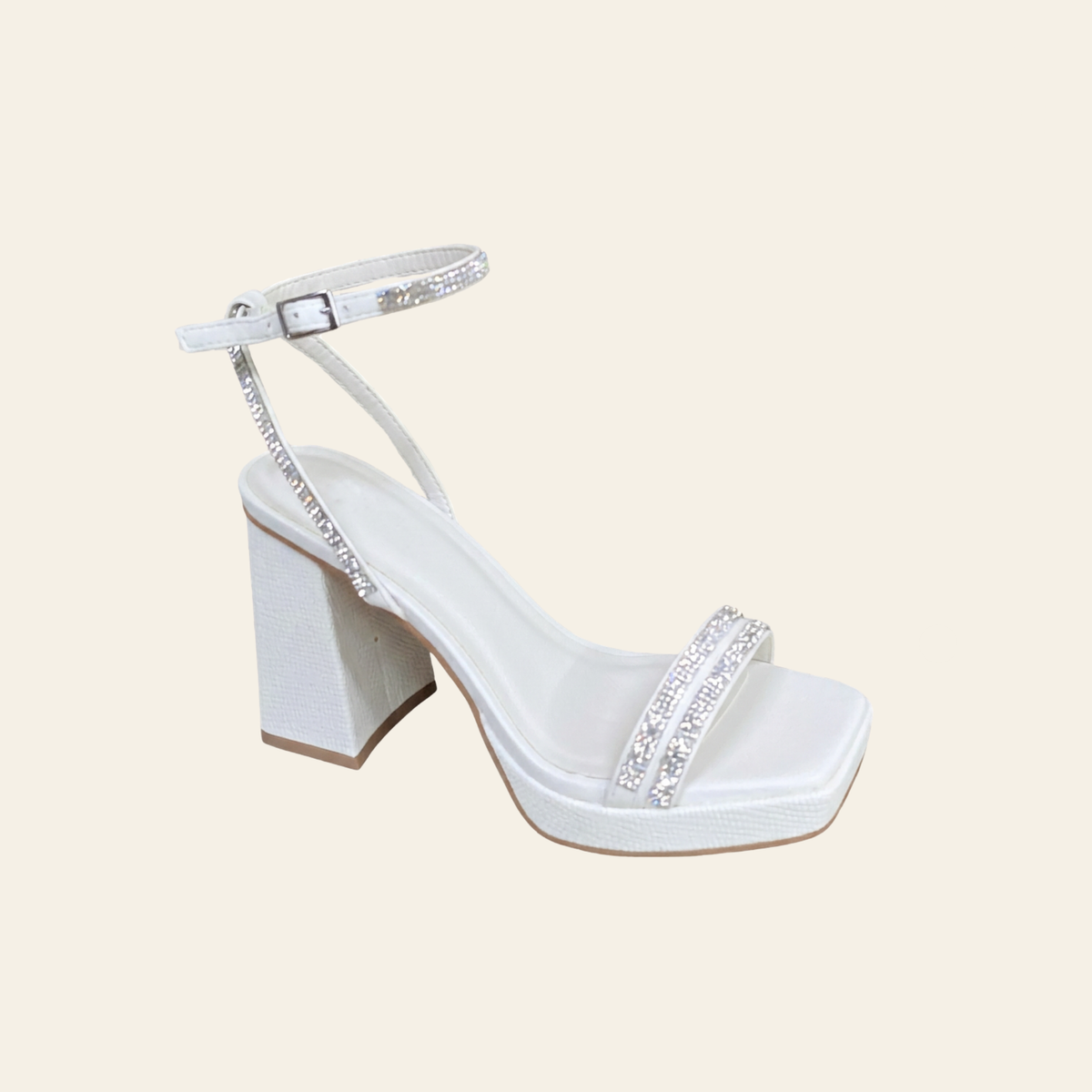 Oasis Society • SUVA • Rhinestone Straps & Reptile Print Sandal