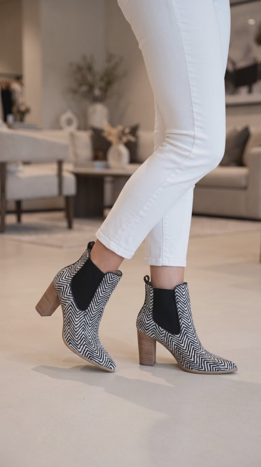 model wearing esmee boots